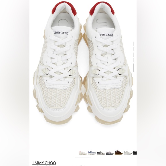 Jimmy Choo Diamond X Sneaker Brand new! SIZE 8 - Picture 9 of 10